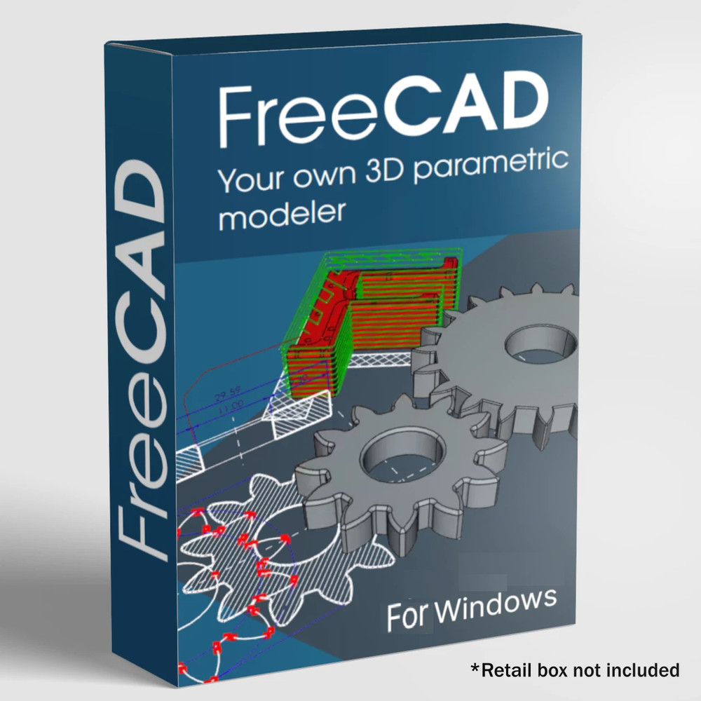 FreeCAD 2D 3D Parametric Graphic Modeling Design Software 2026 For Windows