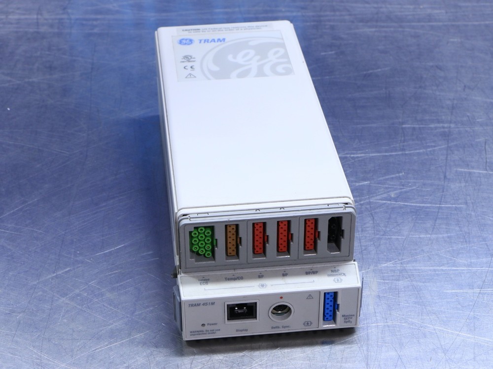 Ge Medical Systems TRAM-RAC 4A Module Rack with Modules