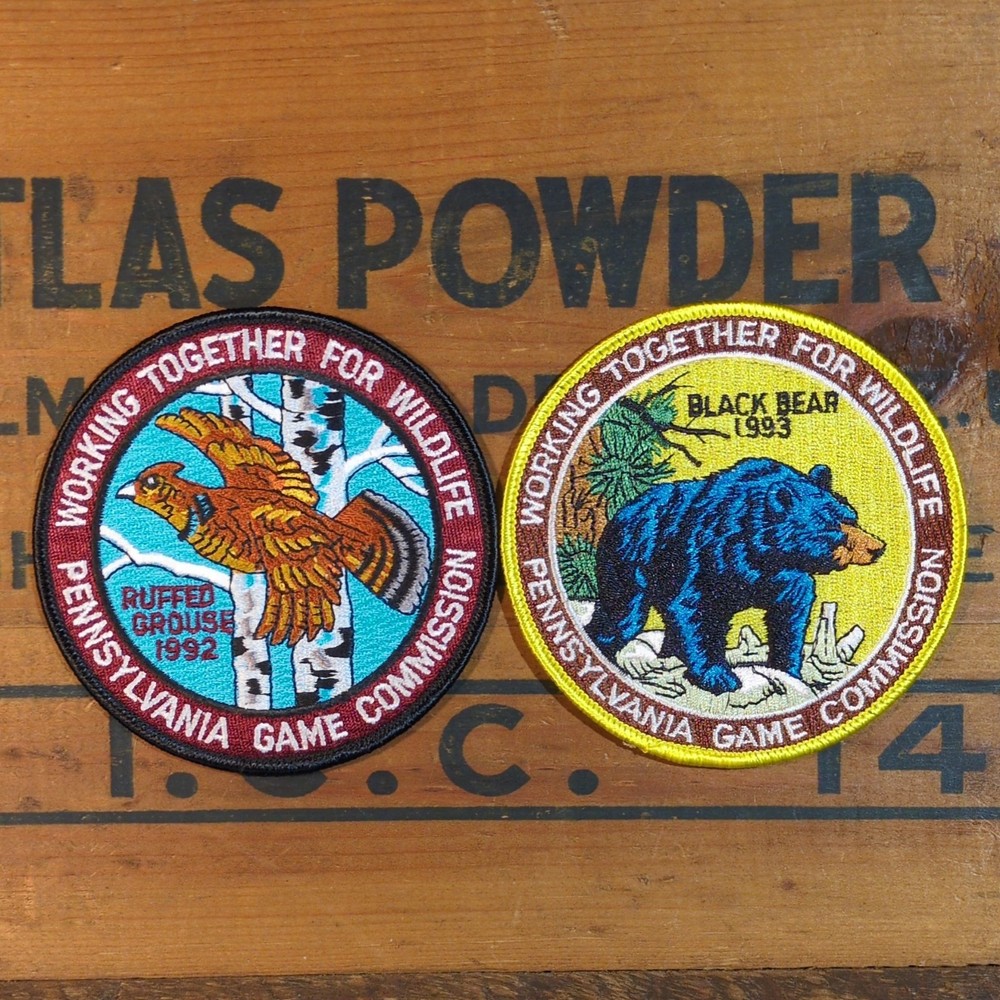 PA Game Commission WTFW Patch Lot, (2)