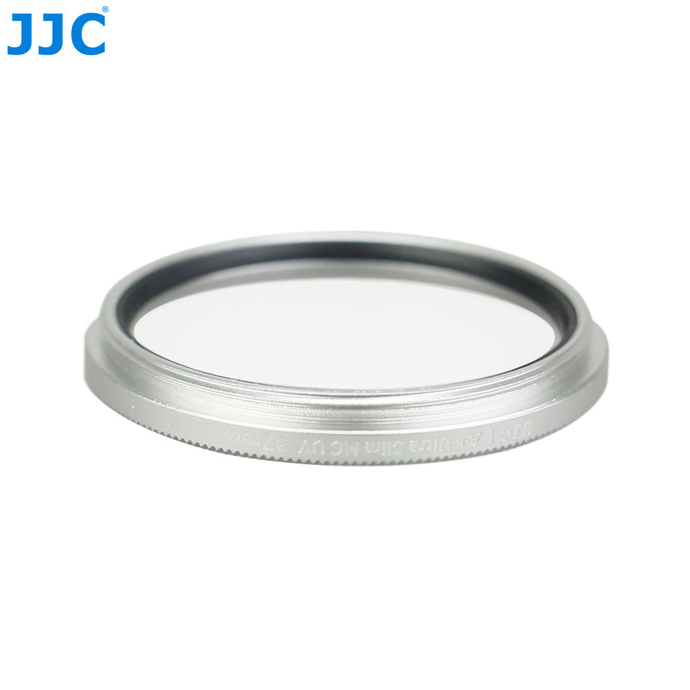 JJC Silver 37mm A+ Ultra Slim Frame Multi-Coated UV Filter Camera Lens Protector