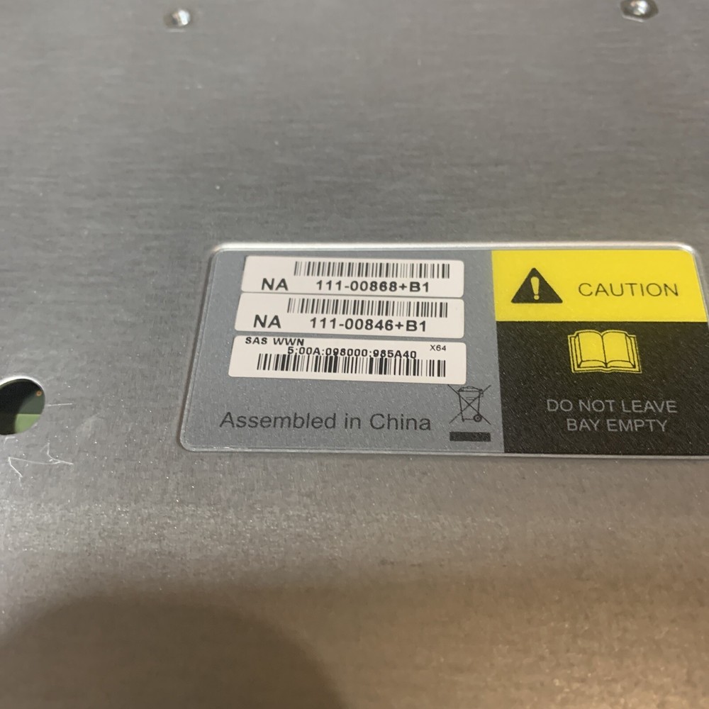 NetApp 111-00846+B1 Disk Array Controller Module, 111-00868+B1 1111-00811+A2