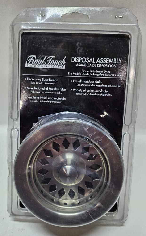 Final Touch B03401 Disposal Assembly Brushed Stainless