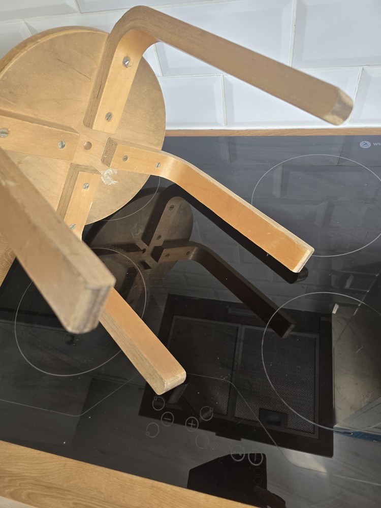 Vintage Alvo Aalto Style Stool.