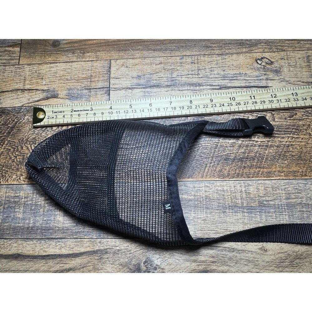 Crazy Felix Mesh Dog Muzzle – Breathable & Adjustable Black