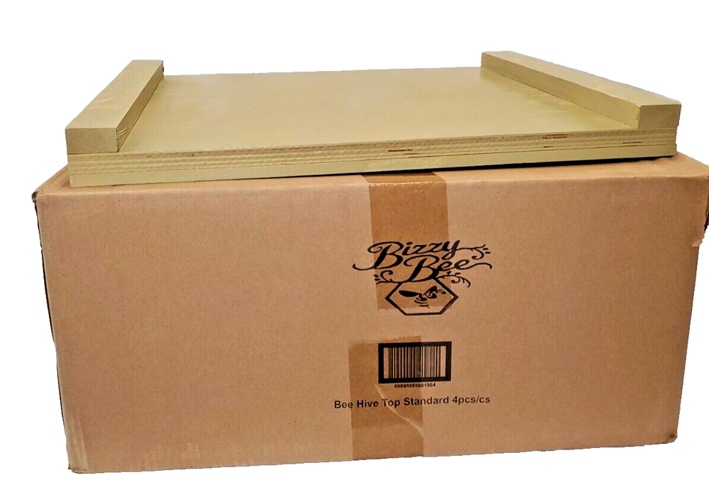 Beehive 10 Frame Painted Blemished TOP Langstroth Beekeeping Pack of 4