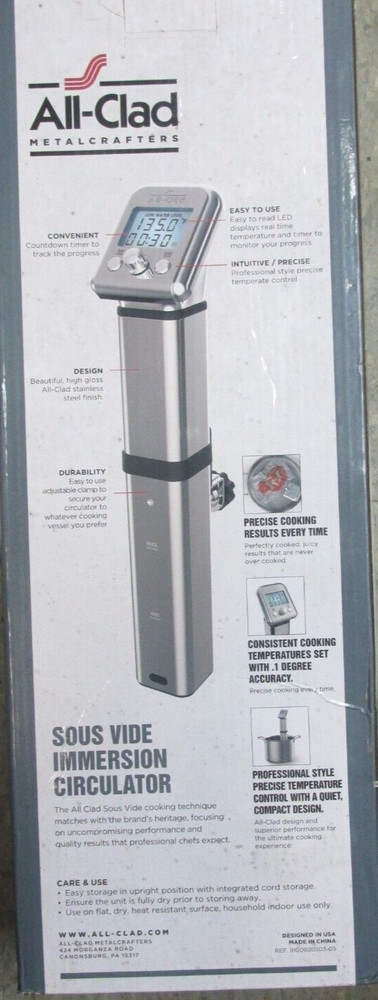 All-Clad EH800D Sous Vide Professional Immersion Circulator Stainless
