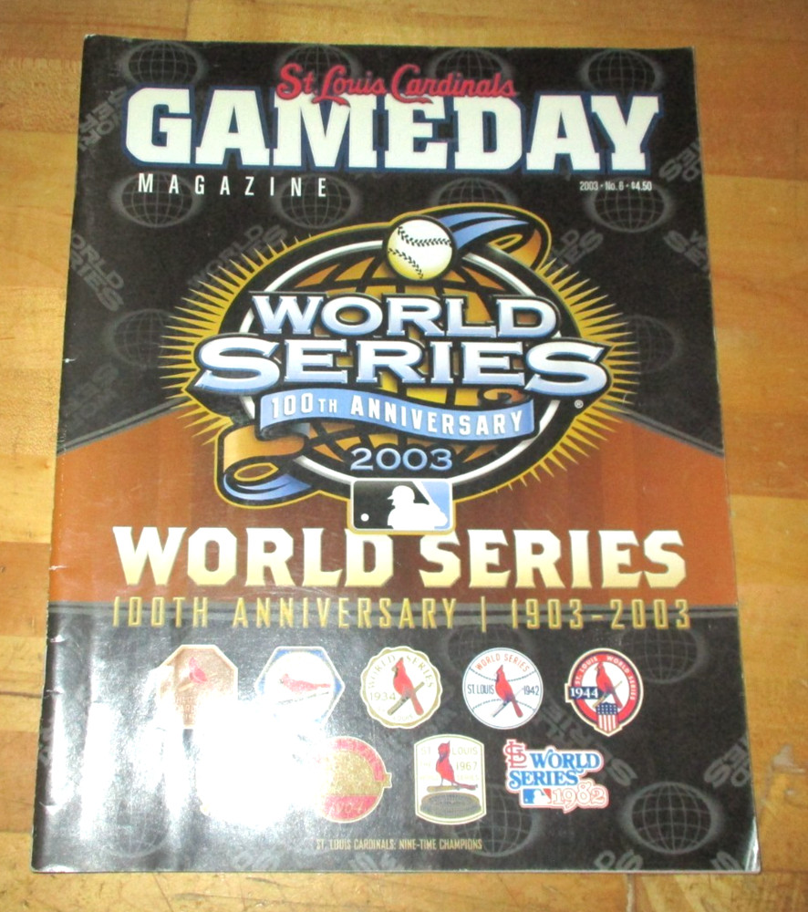 2003 St. Louis Cardinals Gameday Program Issue #6