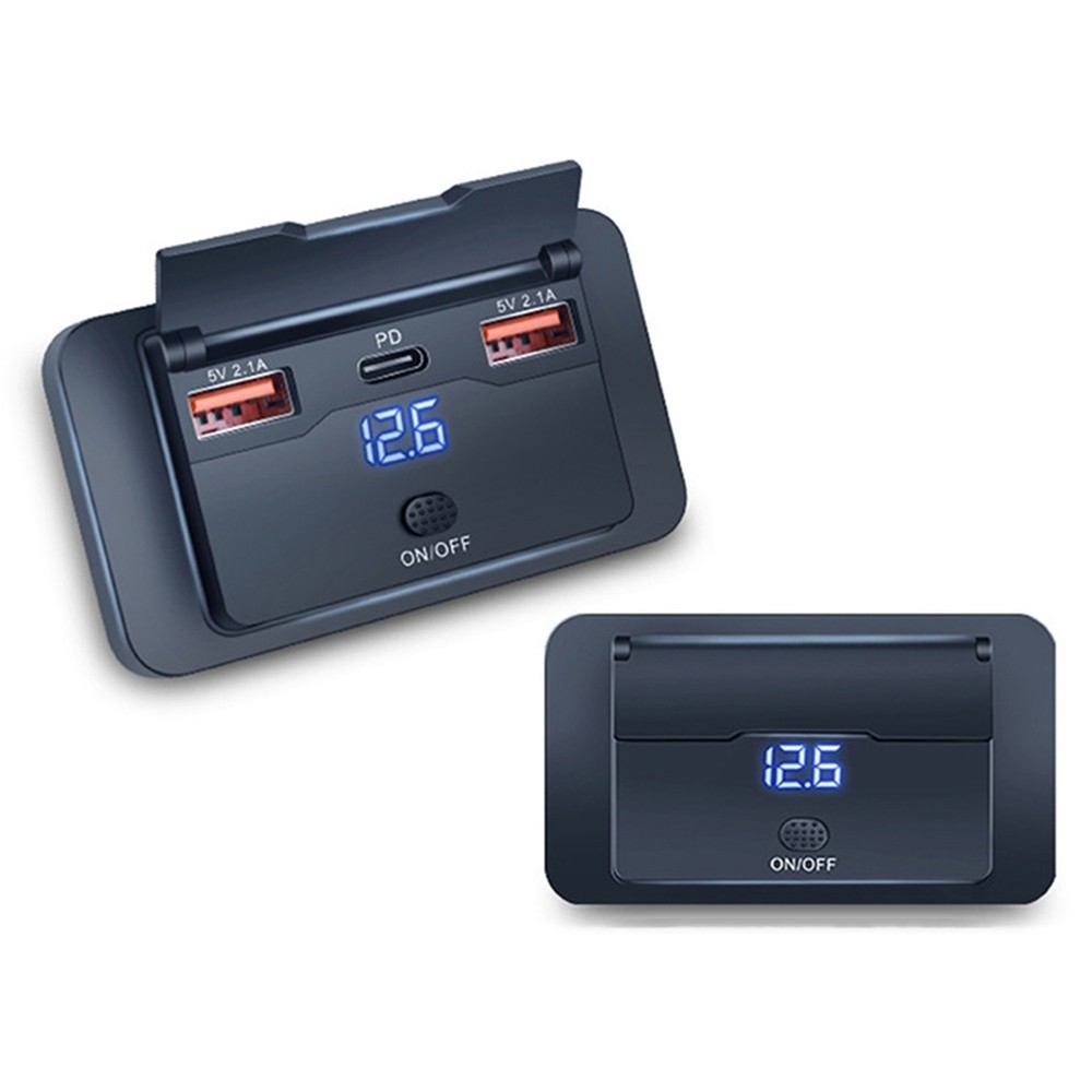 Reliable Car USB Charger Adapter with Integrated Power Switch Functionality