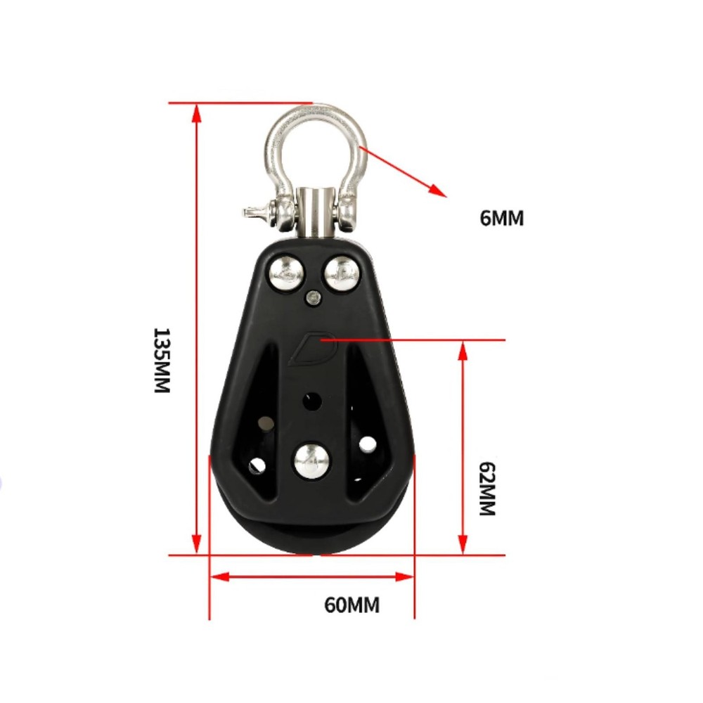 Sailboat Pulley Block Long-Lasting Marine Hardware Precision Engineered