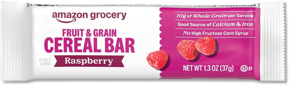 n Grocery, Fruit & Grain Cereal Bars, Raspberry,8 Ct