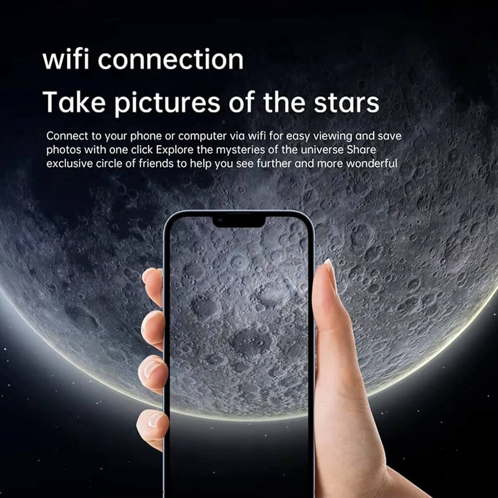Digital Okular with 2.8 inch WiFi screen for telescopic microscope astronomi