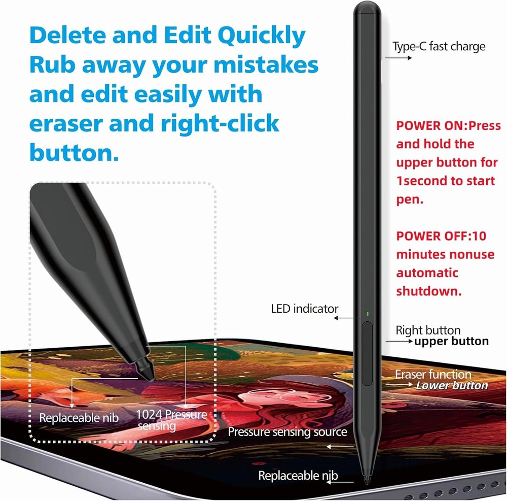 Stylus Pen Microsoft Surface Eraser