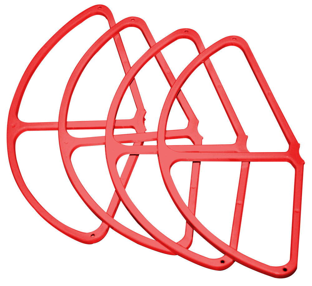 DJI Phantom 4 Quick Release Propeller Guard - Set of 4 RED
