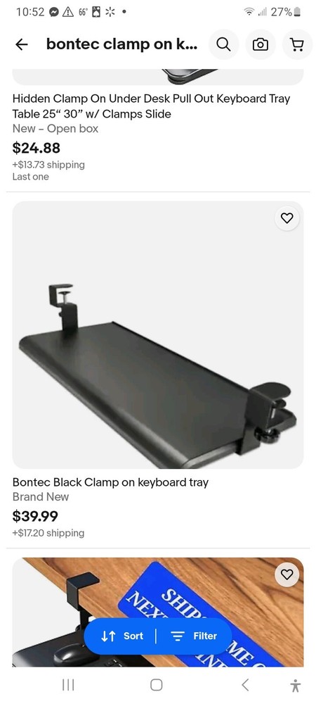 Bontec Pull Out Keboard