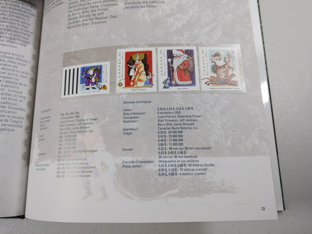 Canada Postage Stamps Collection 1993 Year Set collection Mint NH