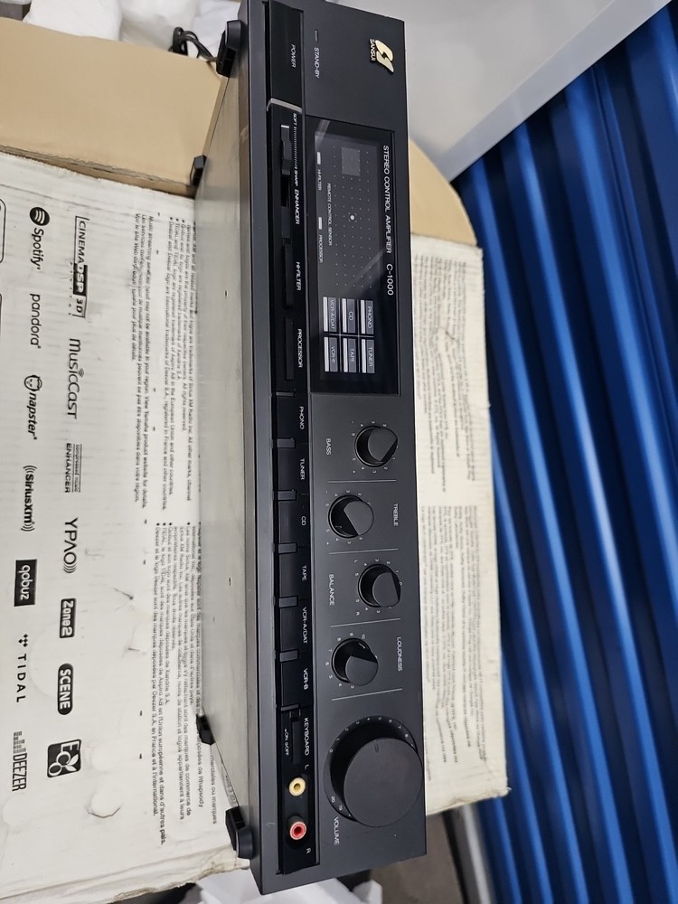 Sansui C-1000 Vintage Stereo Control Amplifier Tested Working