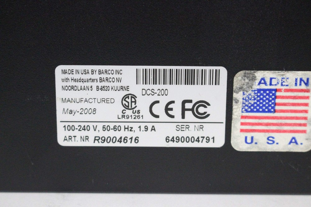 Barco DCS-200 Presentation Switcher (DVI Tested)