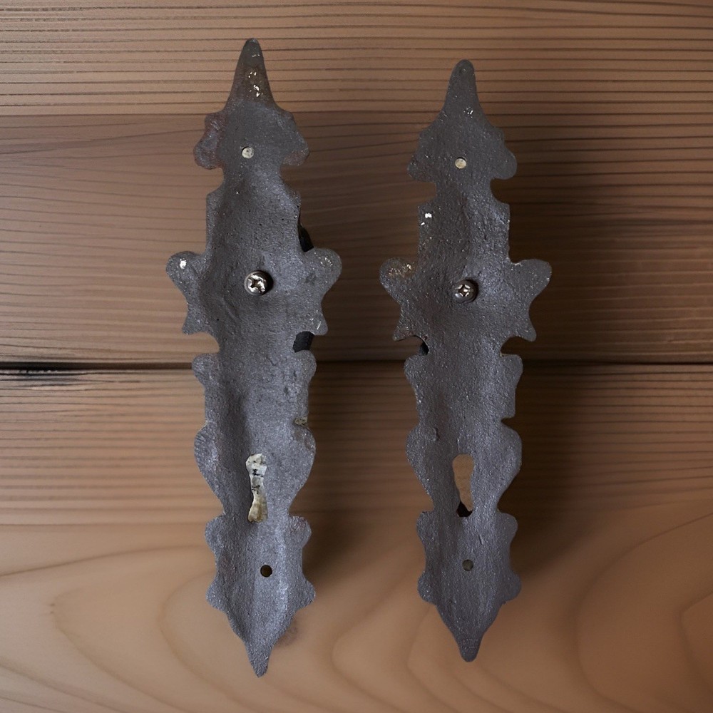 Large Cast Iron Knobs With Skeleton Key Holes