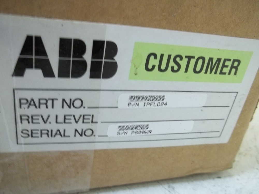 ABB IPFLD24 I90 POWER SYSTEM MODULE 120V UNMP