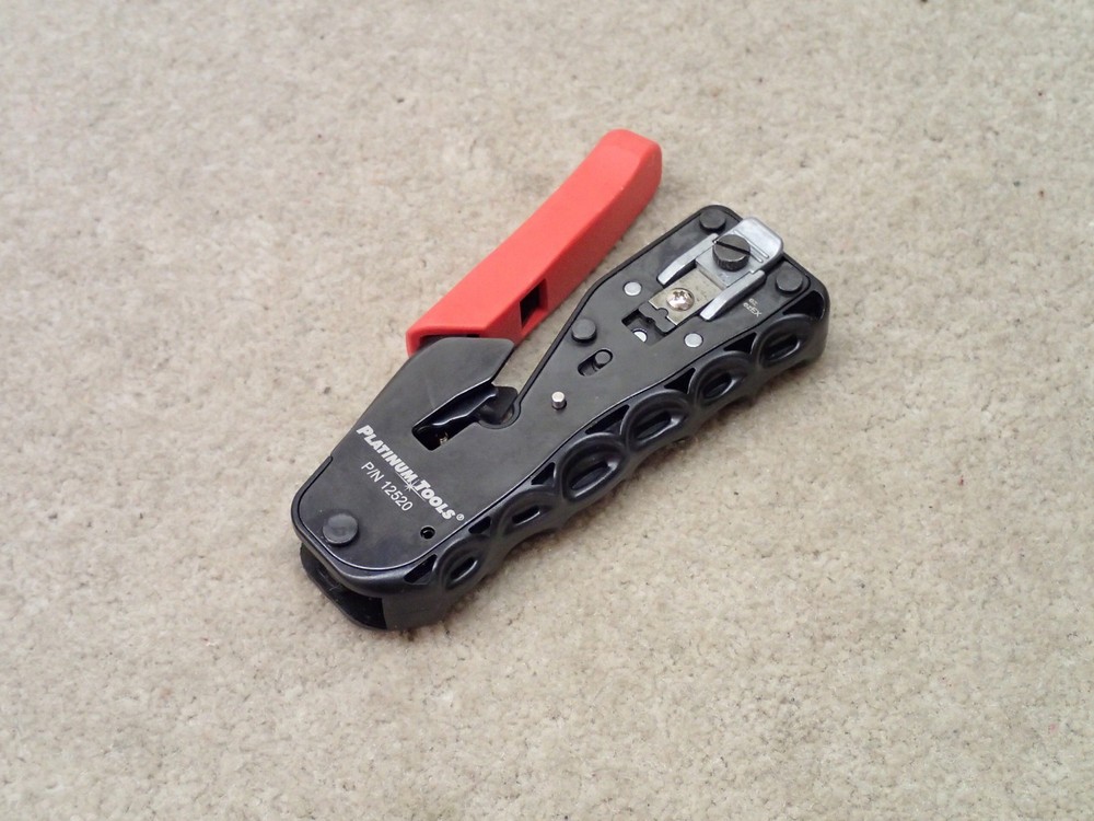 Platinum Tools 12520 Pro Crimp EZ-RJ45 exEX Crimper Tool