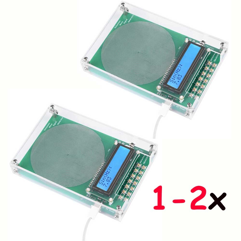 1/2*For Schumann Wave Generator Pulse Sine Frequency&Audio Output Connector+Case