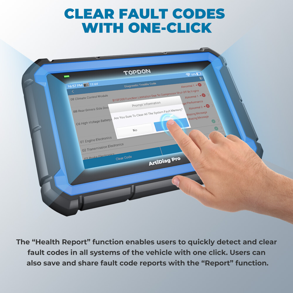 TOPDON ArtiDiag Pro OBD Bidirectional Scanner Full System Diagnostic Coding