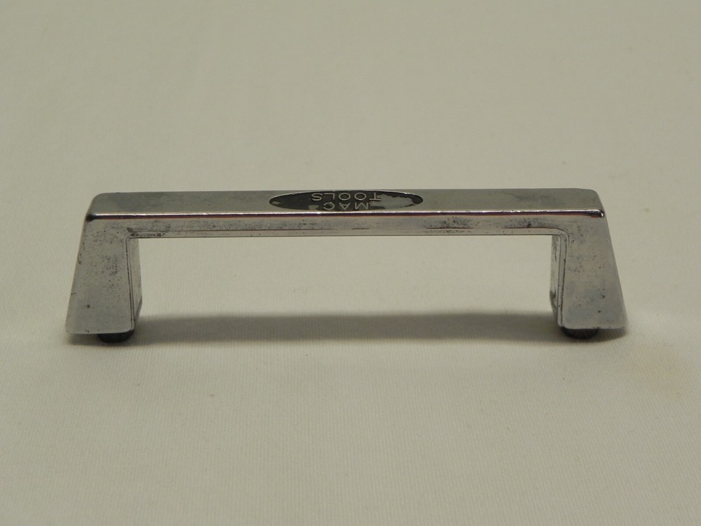 Vintage Mac Tool Box Drawer Handle w/Screws Circle Frame 4'' Long x 1'' Deep