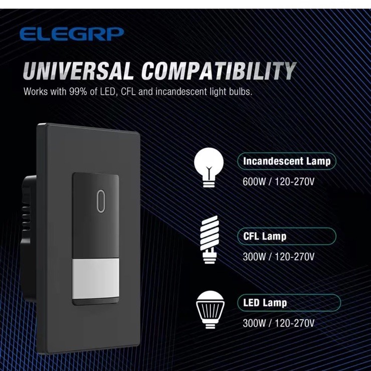 4 Single-Pole Occupancy Sensor Switch PIR Infrared Motion Activated Wall Black