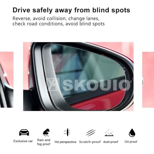 Passenger Side Mirror Replacement Glass for VOLKSWAGEN S-Class Passenger side