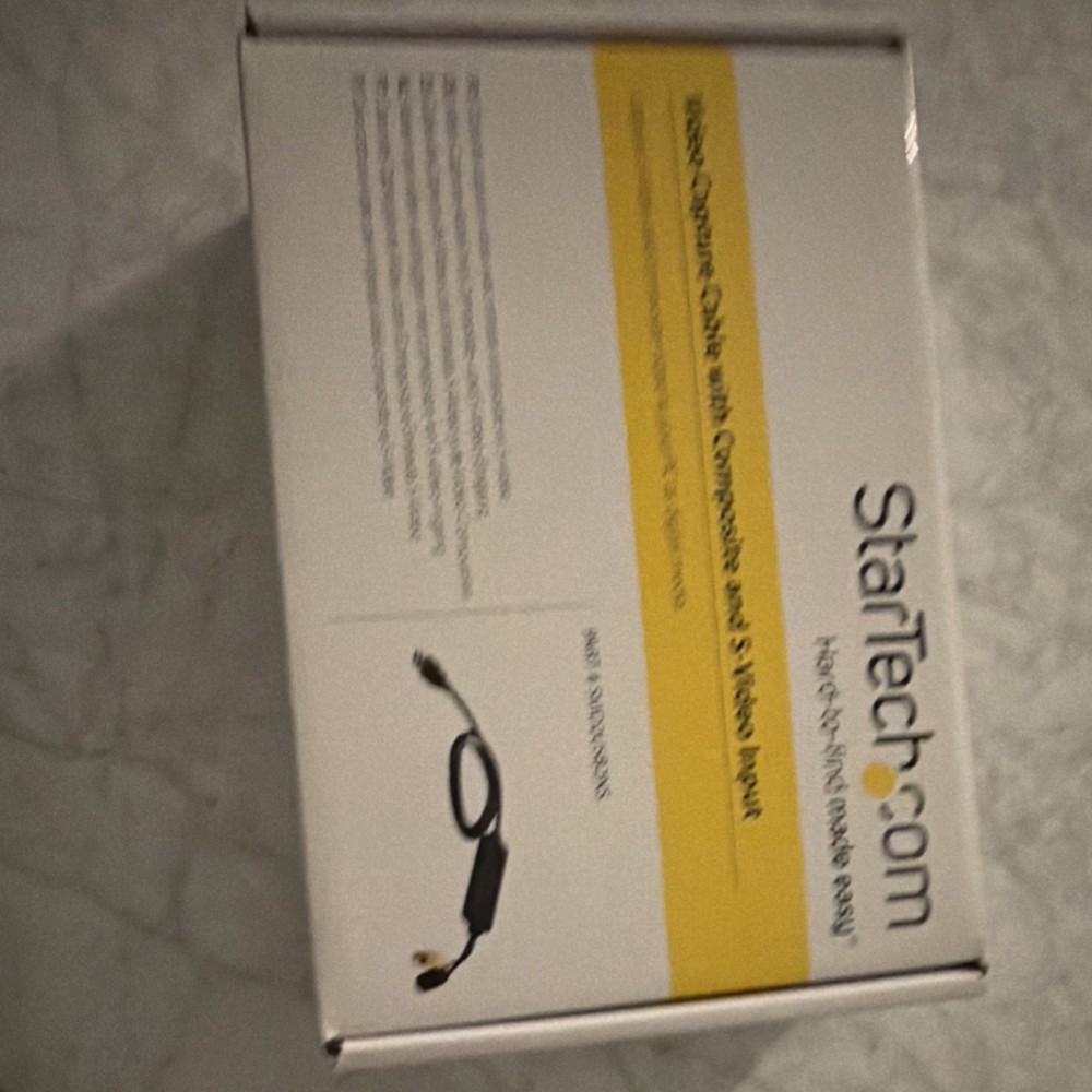 StarTech.com USB Video Capture Cable Composite S-Video SVID2USB2NS