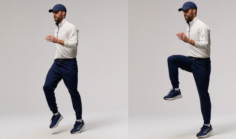 New Zero Restriction Sugar Ray Jogger Pants Navy #L1175 Pick Size