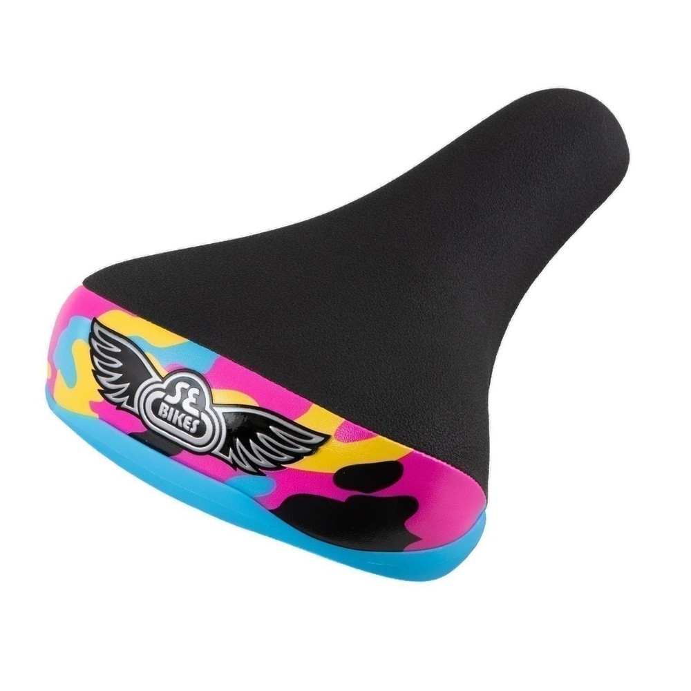 SE BIKES FLYER SADDLE CAMO RAINBOW