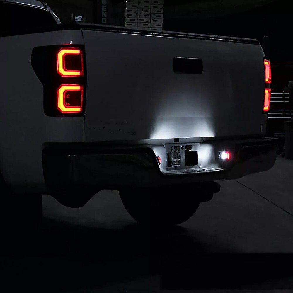 2X LED License Plate Light Tag Lamp For Toyota Tundra 2000-2013 Tacoma 2005-2015