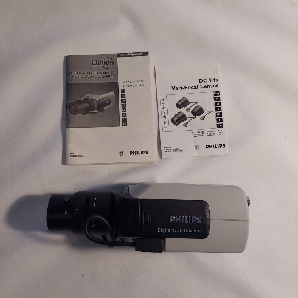 Philips Monochrome Digital CCD Camera Home Surveillance Camera LTC0335/20