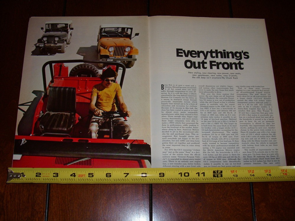 1972 JEEP CJ-5 - ORIGINAL ARTICLE