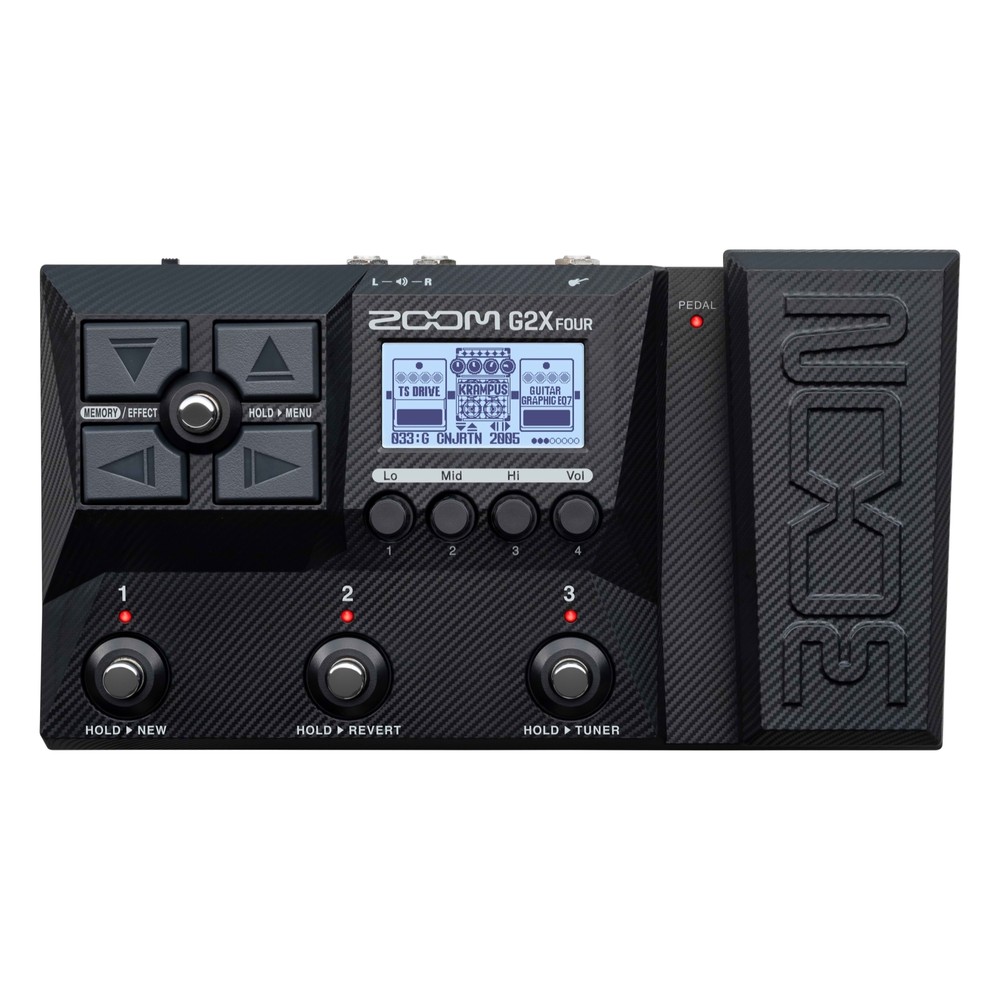 Zoom G2X Four Multi-Effect Guitar Pedal with Cable Essential Kit