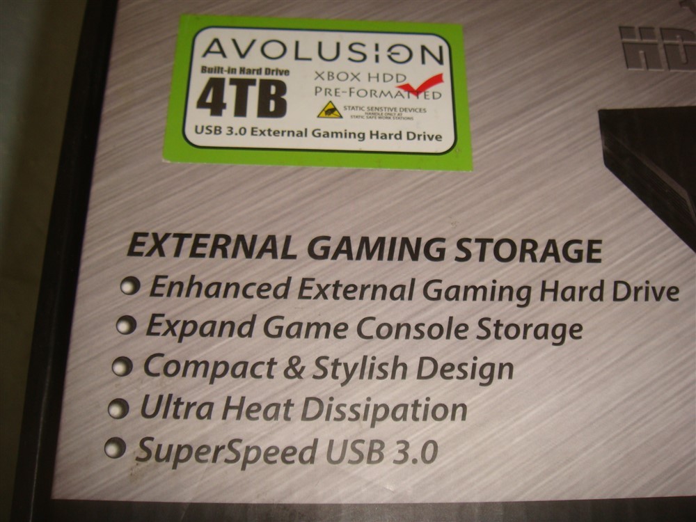 AVOLUTION HDDGREAR PRO X 4TB EXTERNAL GAMING STORAGE FOR XBOX SERIES X,S HDD