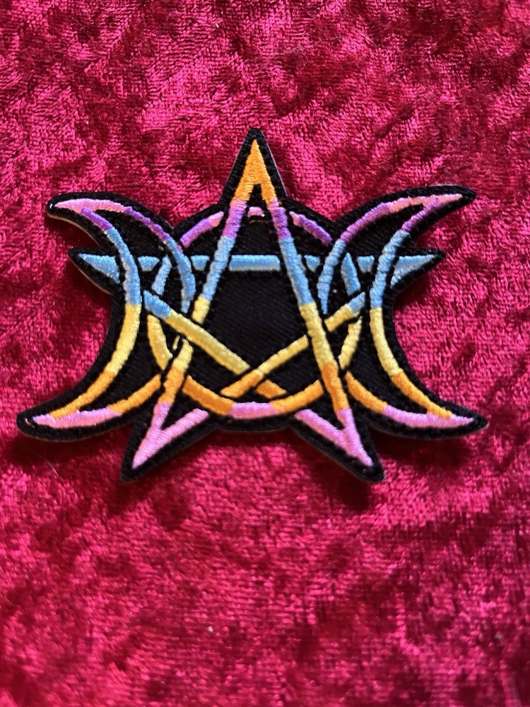 Pentagram With Goddess Symbol
