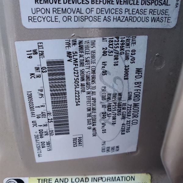 Pair Of HID Modules OEM 2005 Lincoln Navigator