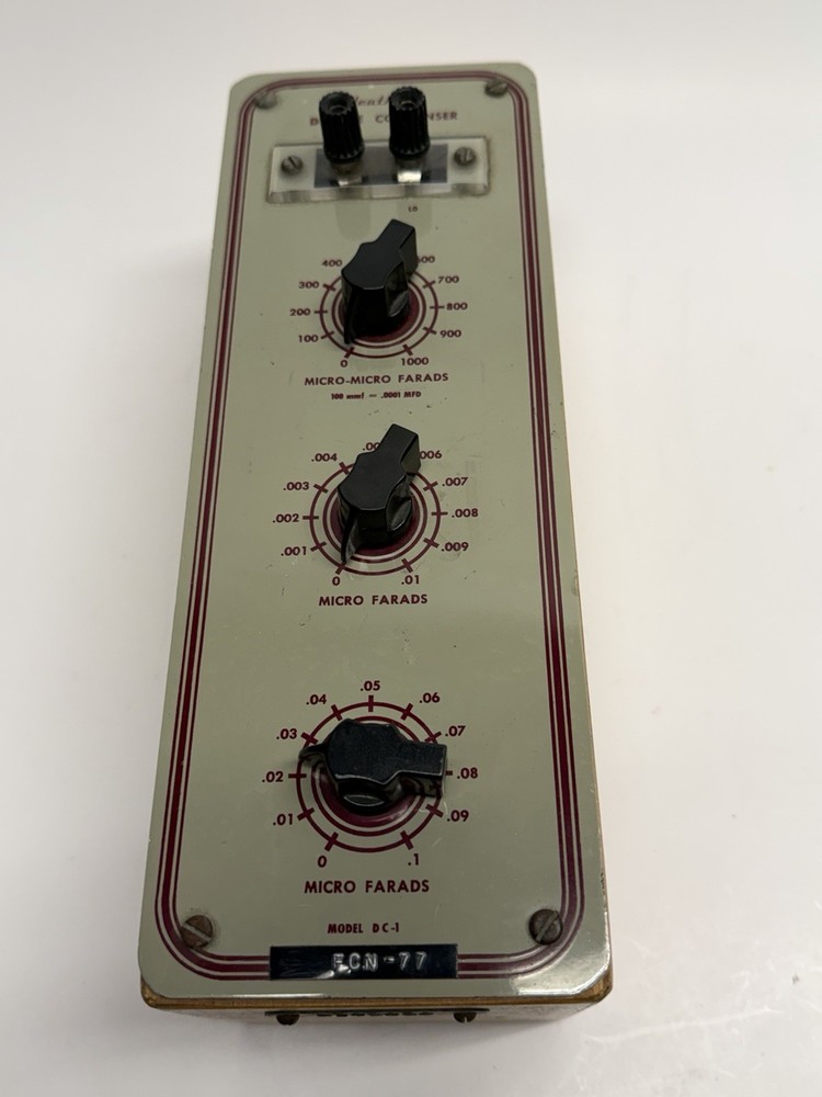 VINTAGE Heathkit DC-1 Decade Capacitor Condenser Capacitance Box