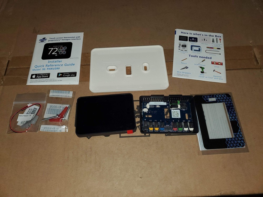 Source-1 S1-THXU280B Touch-Screen Thermostat with Proprietary Hexagon Interface