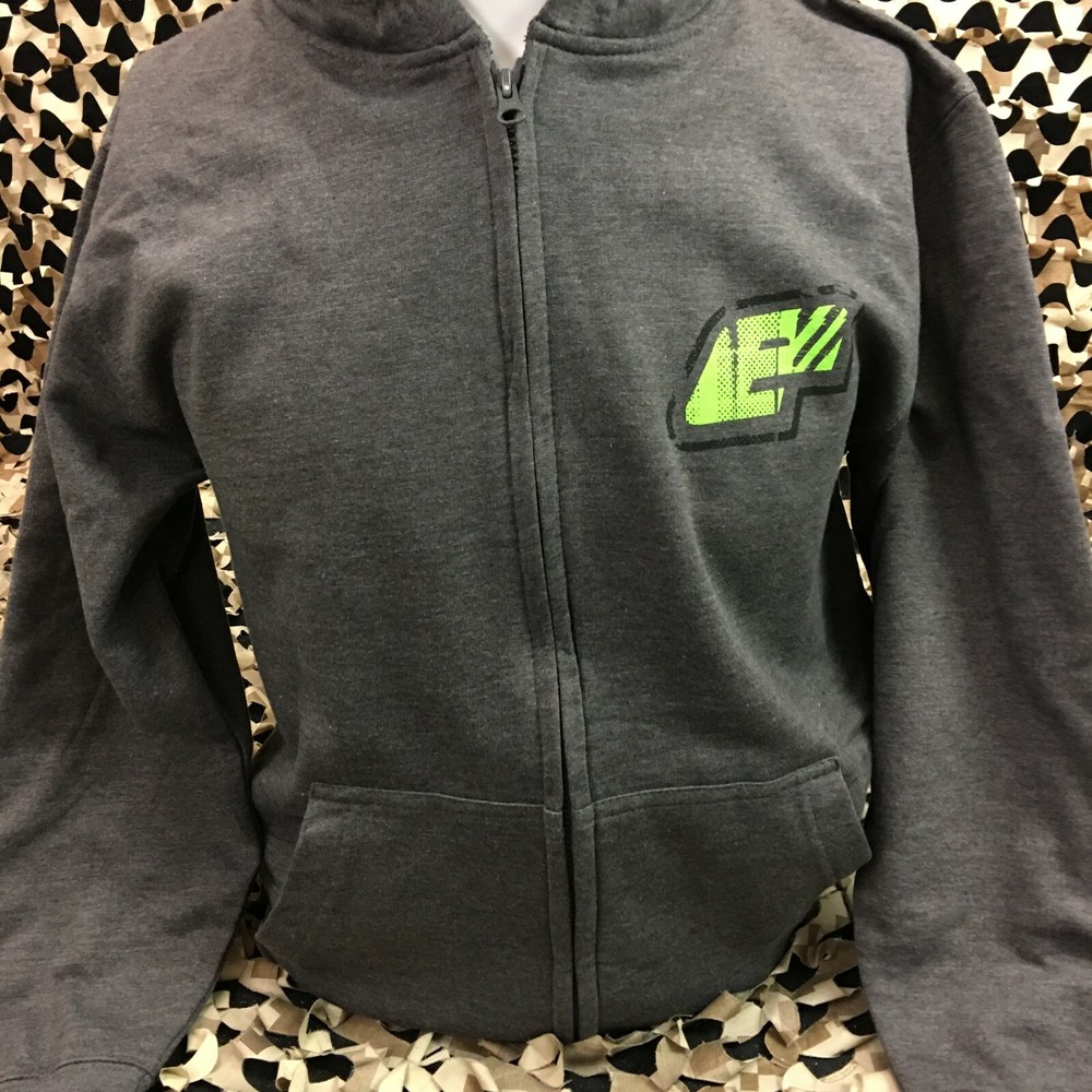 NEW MEDIUM Planet Eclipse Terminal Zip Up Zoody Sweatshirt - Graphite