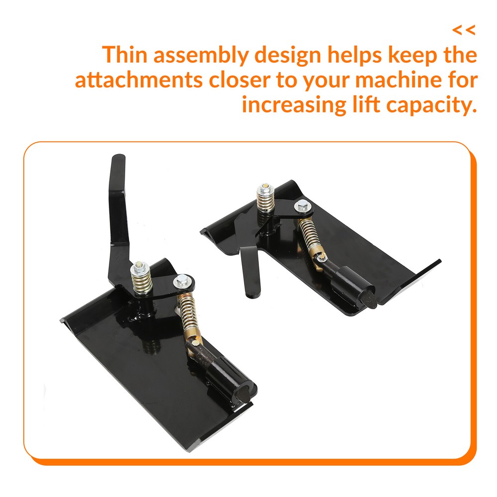 Weld-On Skid Steer Loader Latch Box Tractor Quick Attach Conversion Adapter