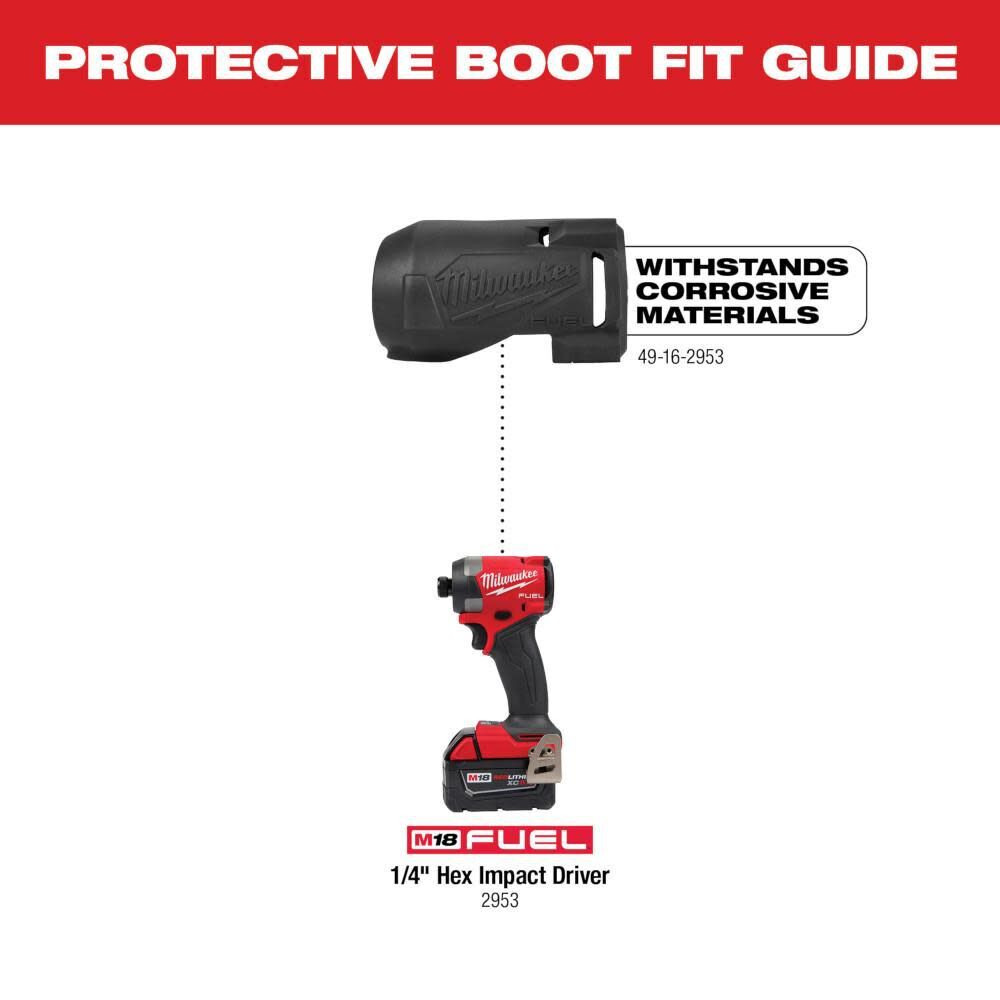 Milwaukee M18 Fuel Gen 4 Impact Driver Protective Boot
