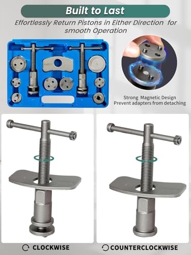 Brake Caliper Compression Tool 24-Piece Heavy Duty Disc Brake Piston Caliper