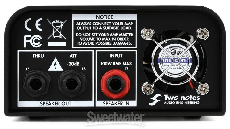 Two Notes Torpedo Captor Reactive Loadbox DI and Attenuator - 8-ohm
