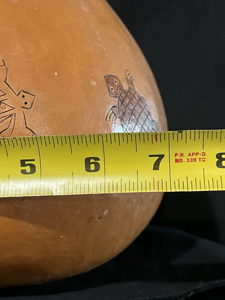 Hand Crafted Decorative Gourd