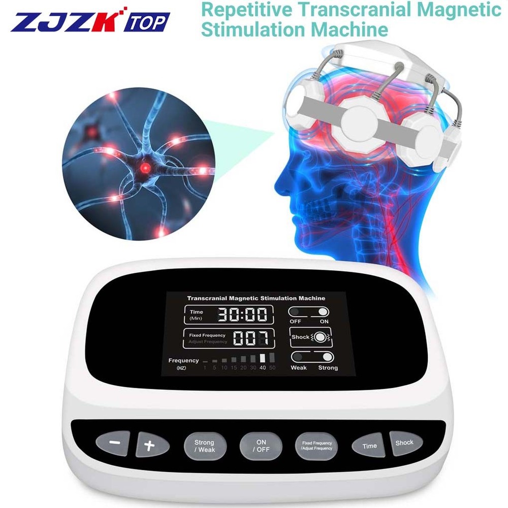 TMS Transcranial Magnetic Stimulation Therapy Device for Neuroplasticity Support