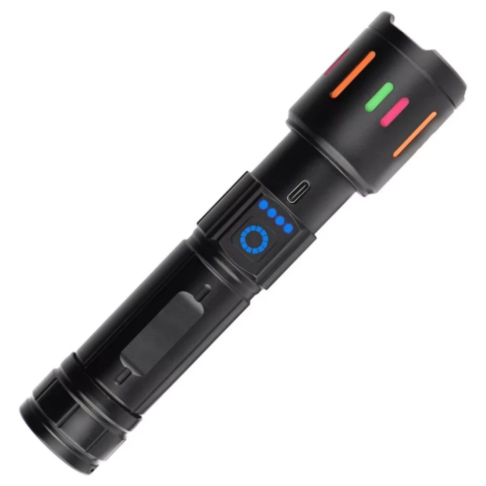 350000000 Lumen Super Bright LED Tactical Flashlight Rechargeable Work Light%#