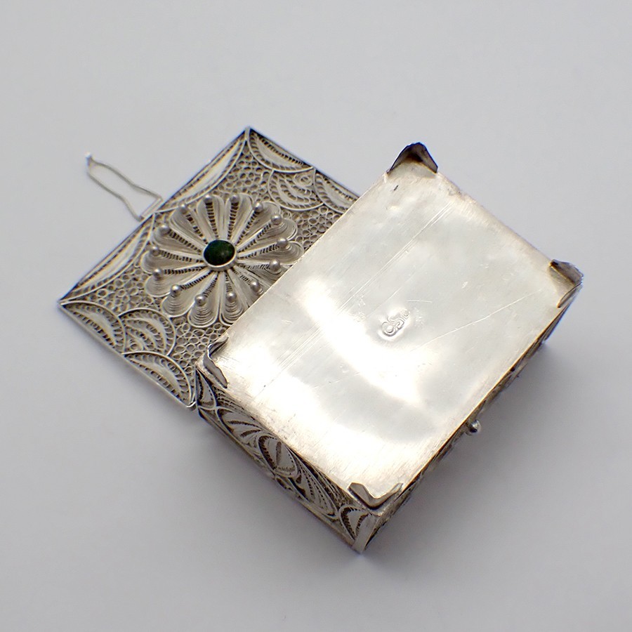 Filigree Box 950 Sterling Silver
